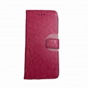 IPHONE 6 / 6S Litchi flip stand læder cover, pink Mobiltelefon tilbehør